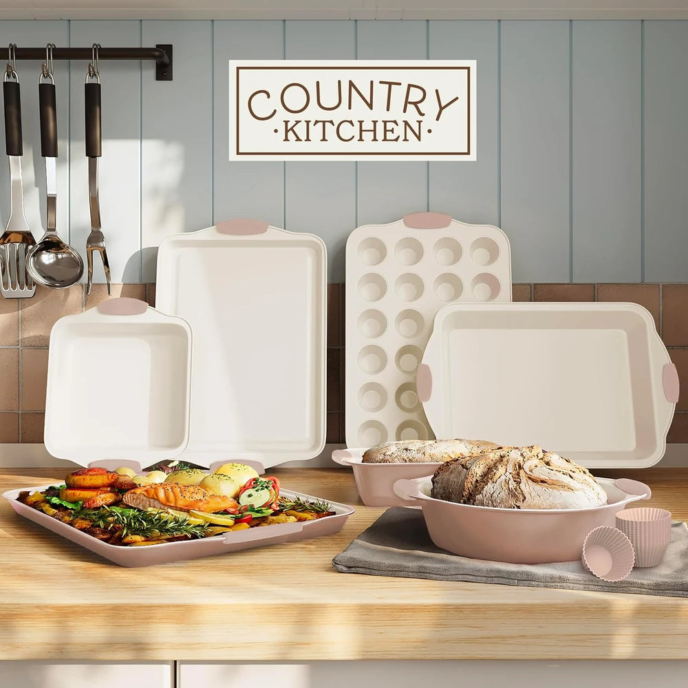 Nonstick Stackable Bakeware Set