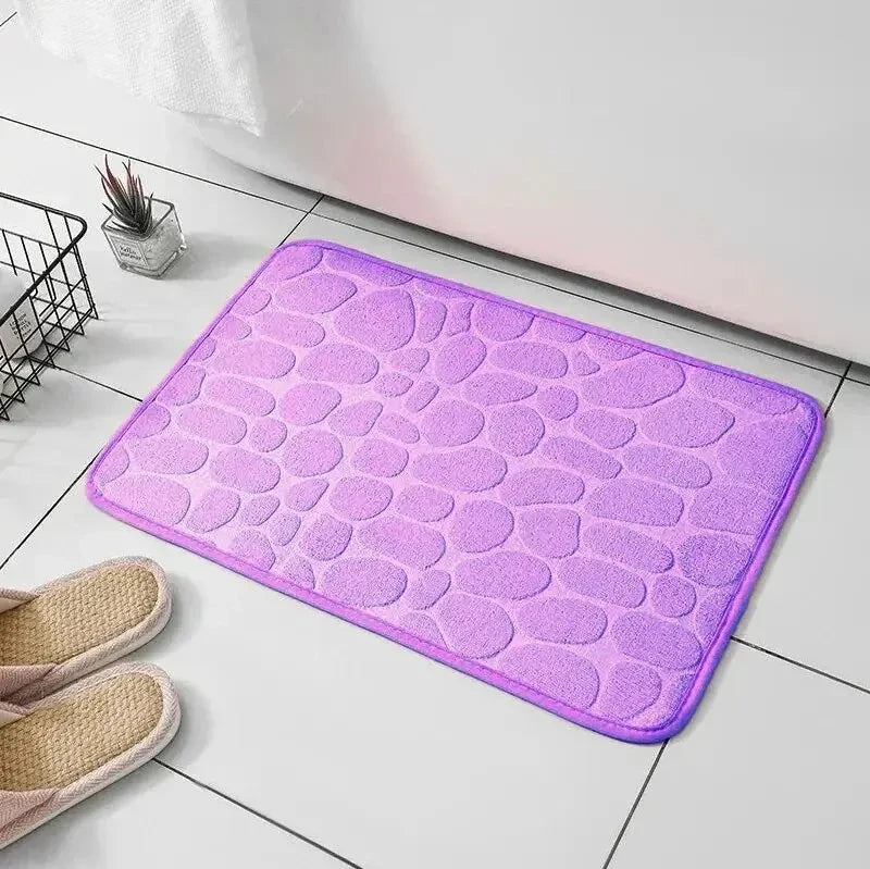 Embossed Pebble Bathroom Mat
