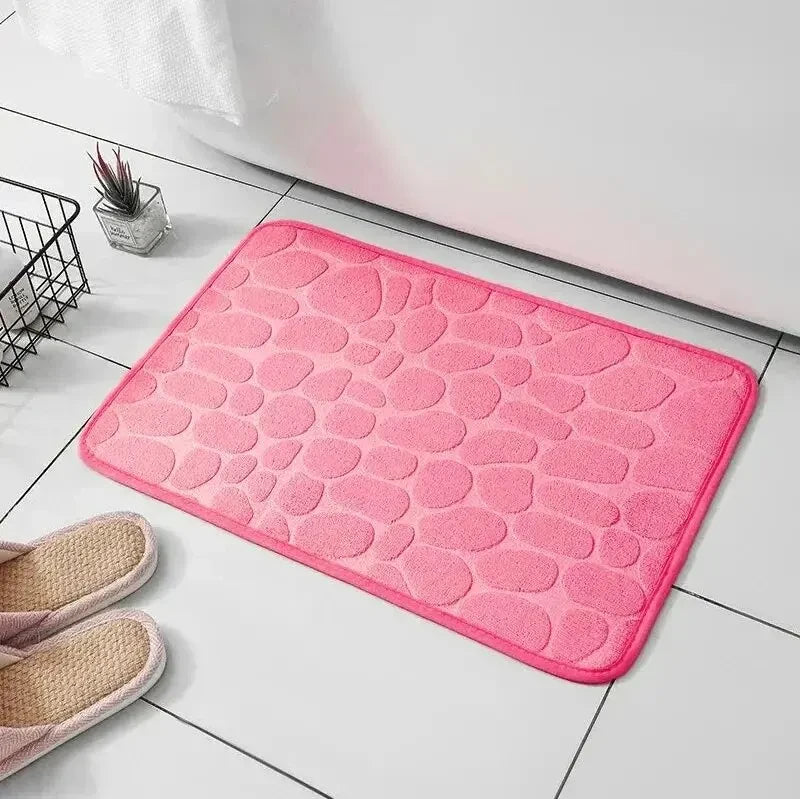 Embossed Pebble Bathroom Mat
