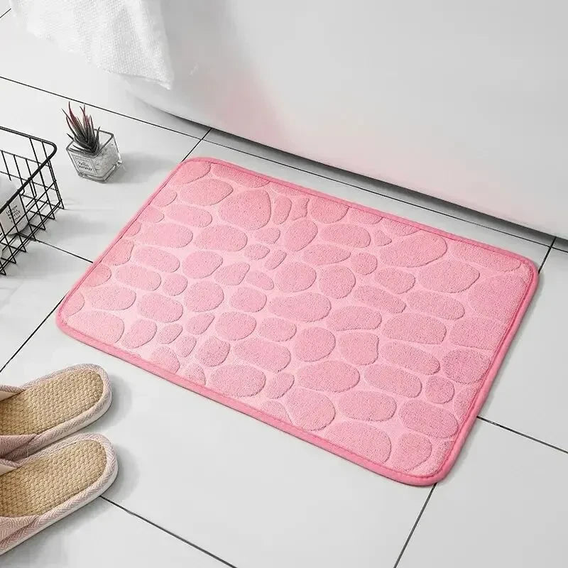 Embossed Pebble Bathroom Mat