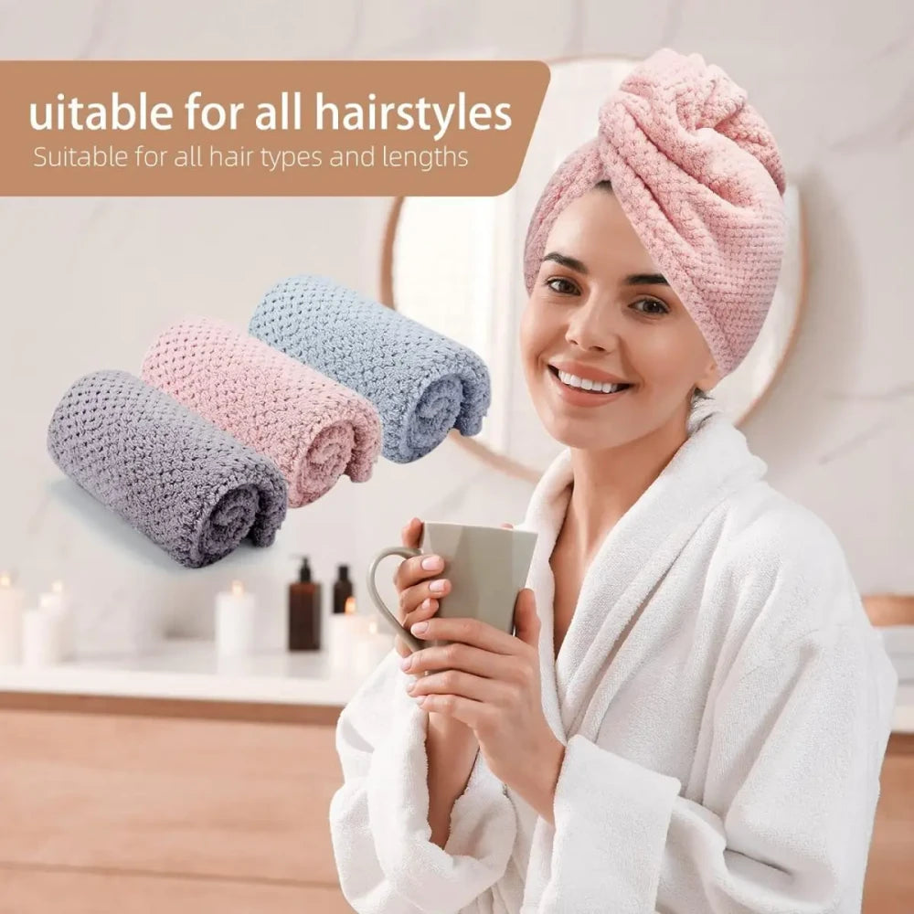 Absorbent Textured Hair Towel