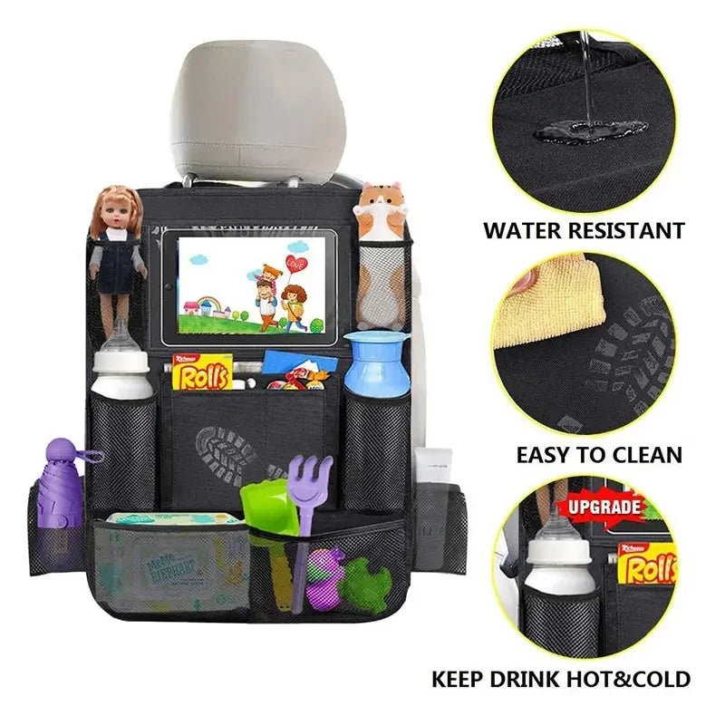Car Backseat Organizer Tablet Holder