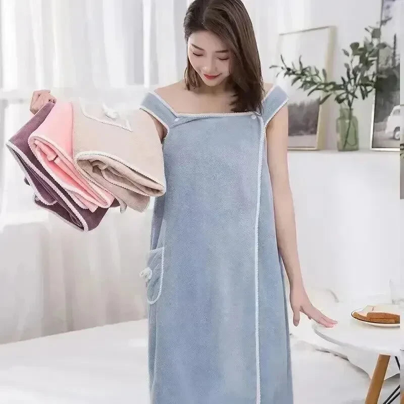 Wearable Microfiber Bath Towel