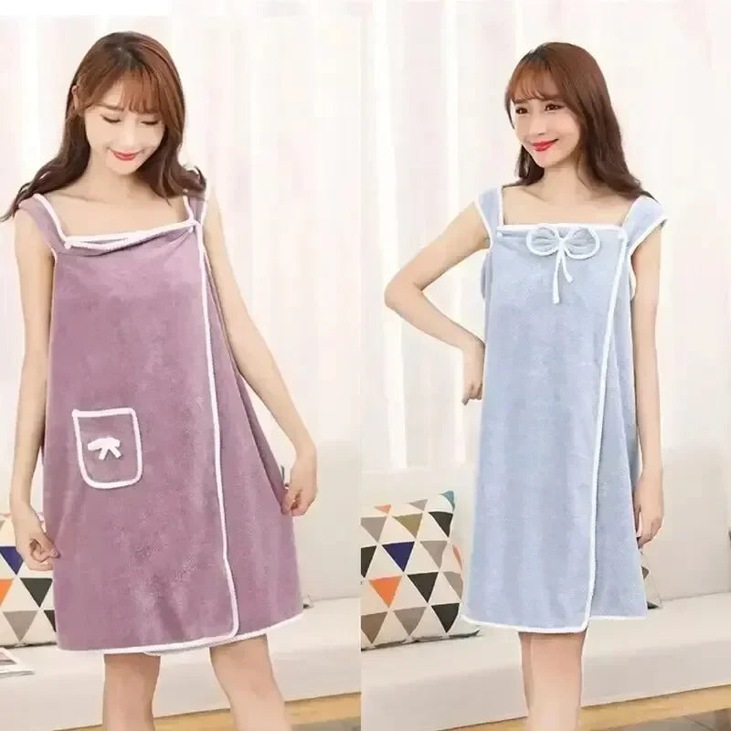 Wearable Microfiber Bath Towel