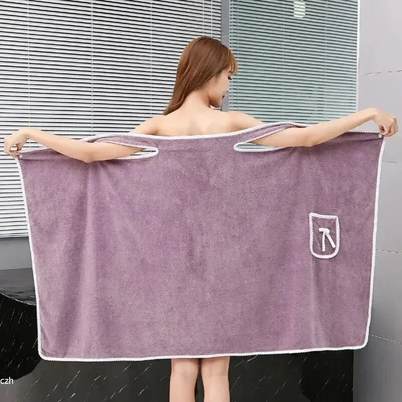 Wearable Microfiber Bath Towel