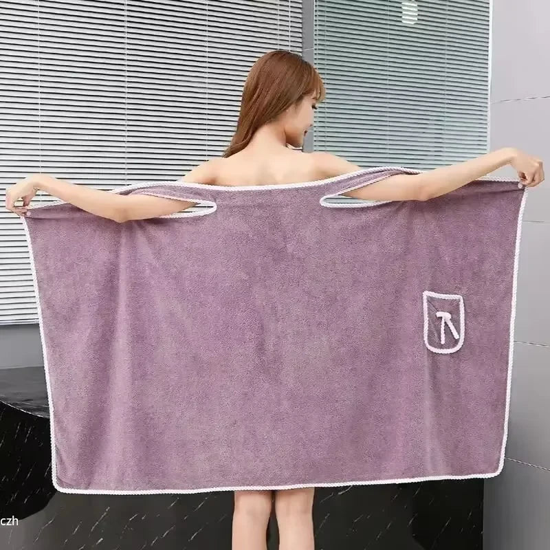 Wearable Microfiber Bath Towel