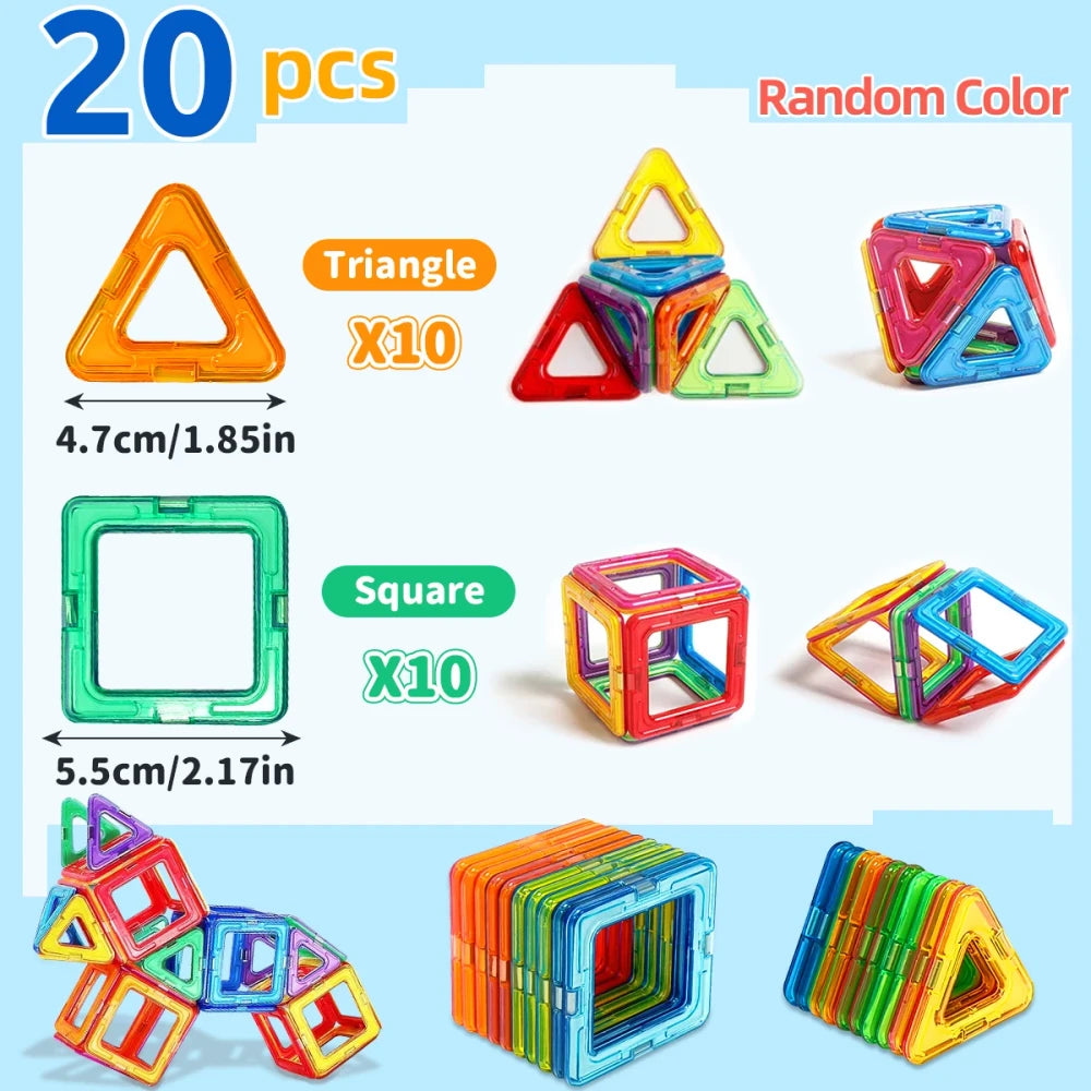 Magnetic Building Blocks Construction Set