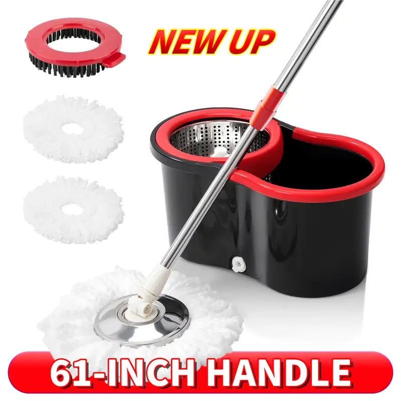 Rotating Spin Mop and Bucket System