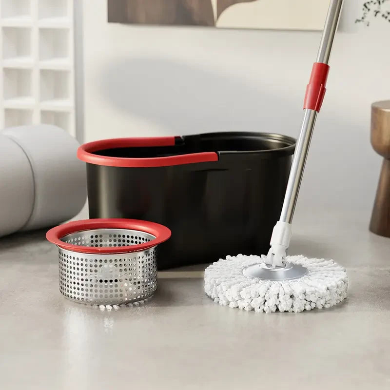 Rotating Spin Mop and Bucket System