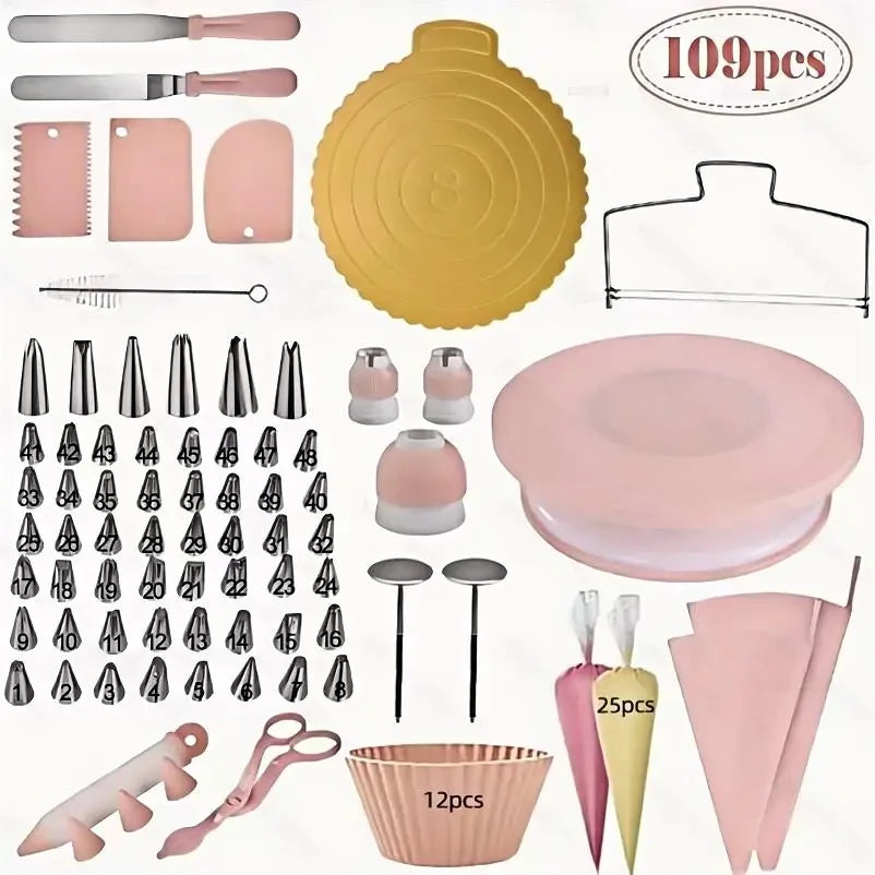 Comprehensive Cake Decorating Tool Set