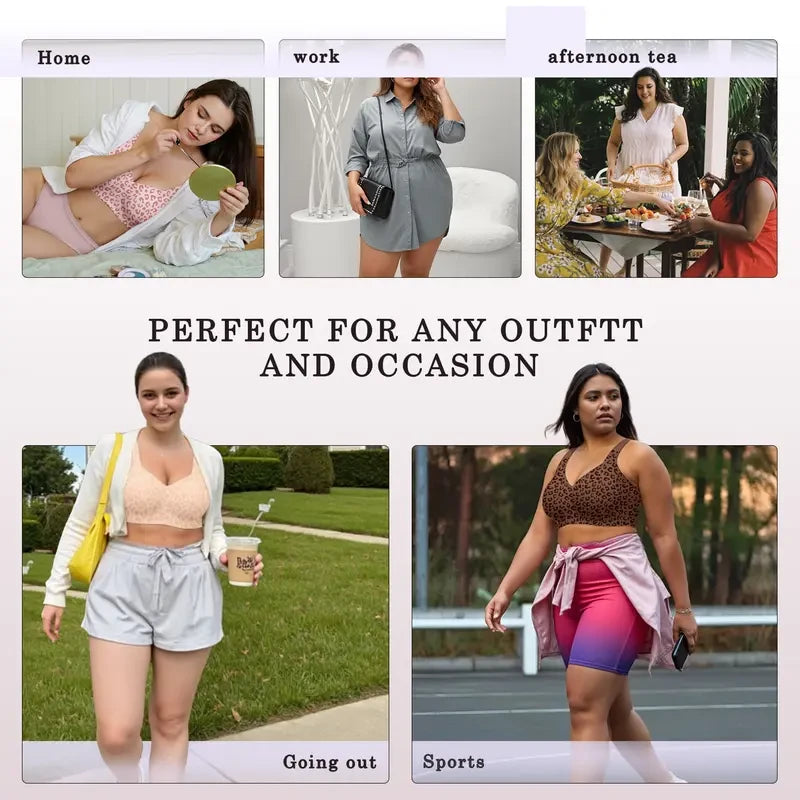 Seamless Wireless Lift Bra