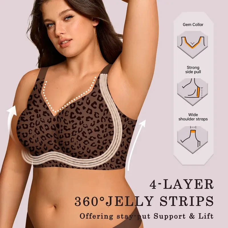 Seamless Wireless Lift Bra