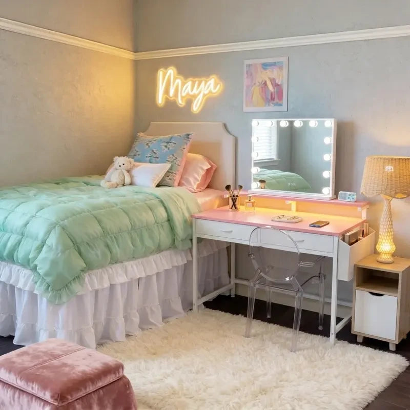 LED Vanity Writing Desk