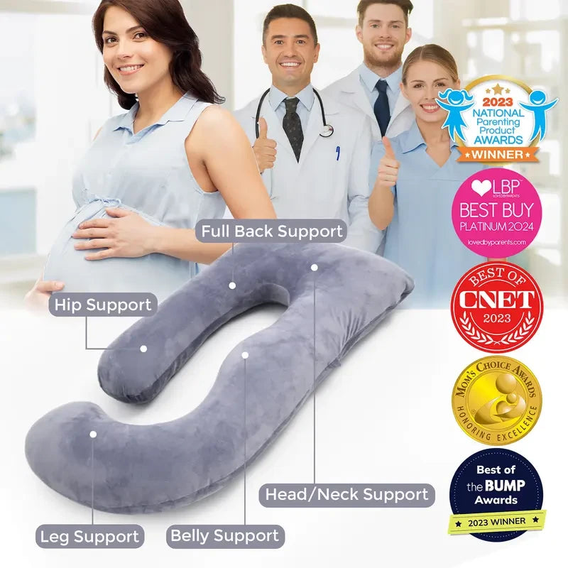 U-Shaped Full Body Maternity Pillow