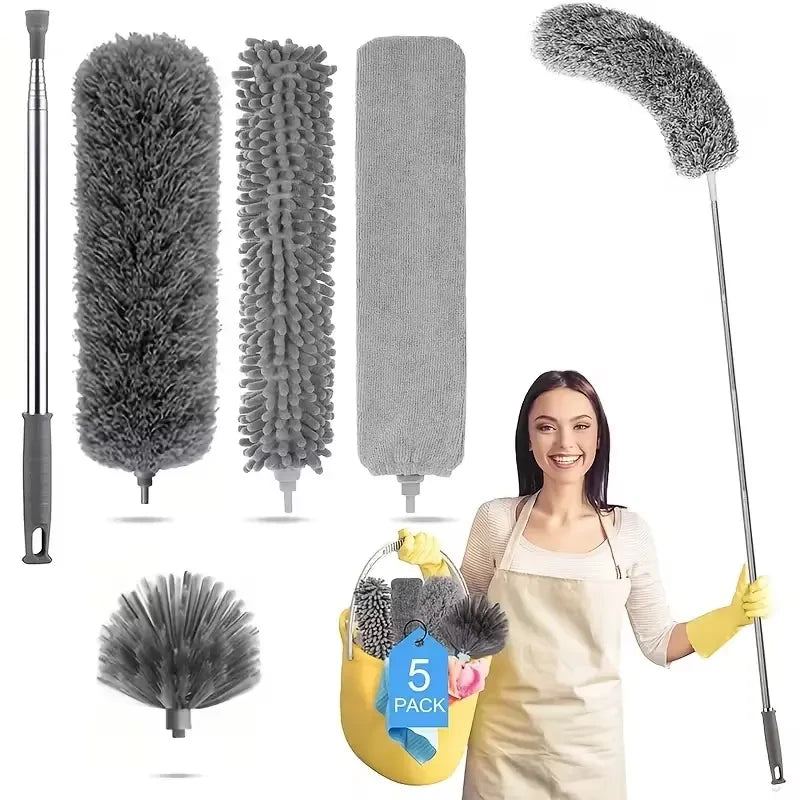 Extendable Microfiber Duster Kit