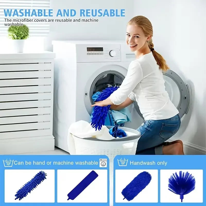 Extendable Microfiber Duster Kit