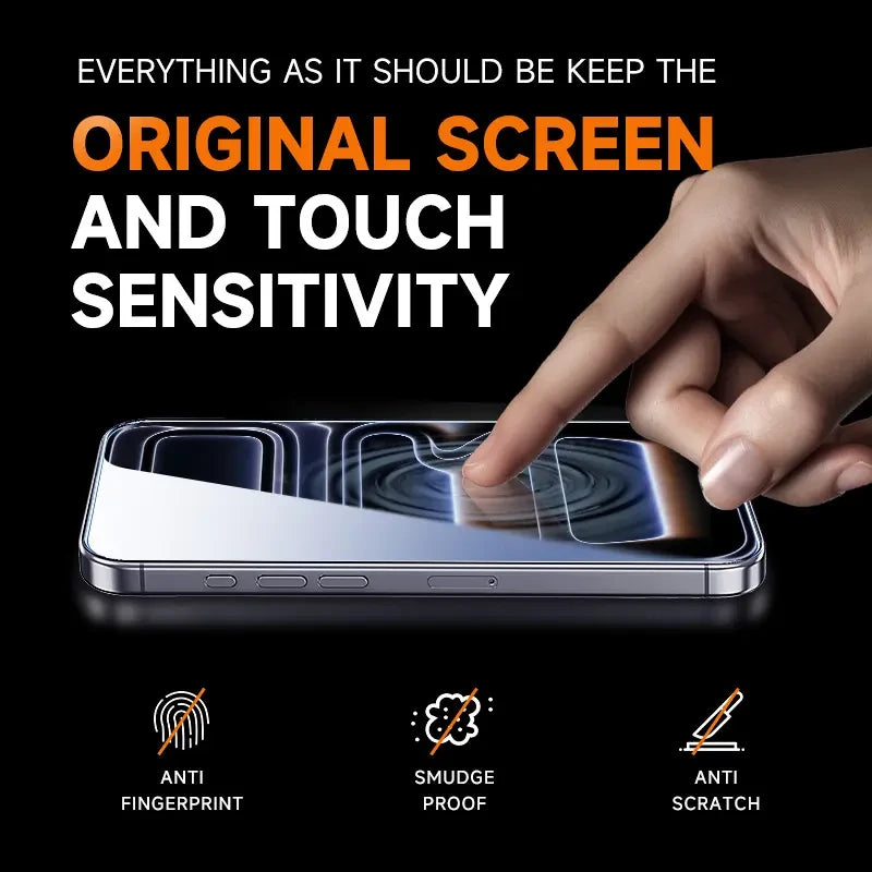 2-Pack Screen Protectors for iPhone, Samsung, Google – Clear, Privacy, Dust- and Bubble-Free