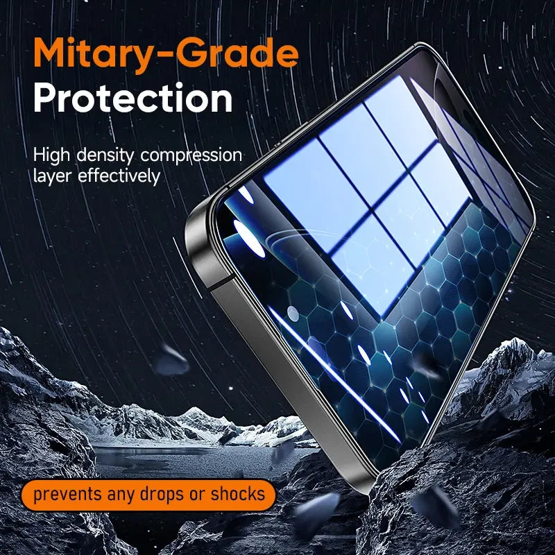 2-Pack Screen Protectors for iPhone, Samsung, Google – Clear, Privacy, Dust- and Bubble-Free