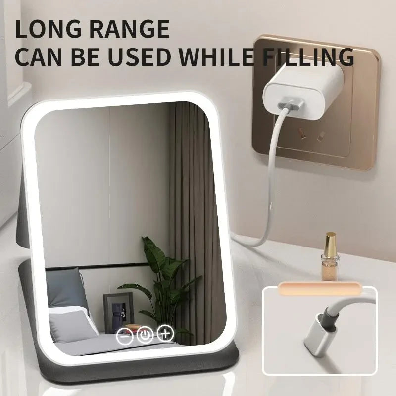 Portable Dimmable LED Vanity Mirror