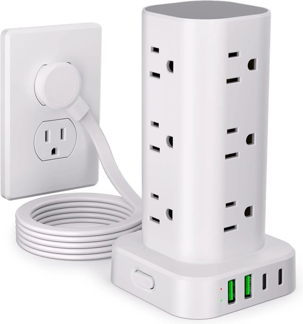 Multiport Surge Protector Tower