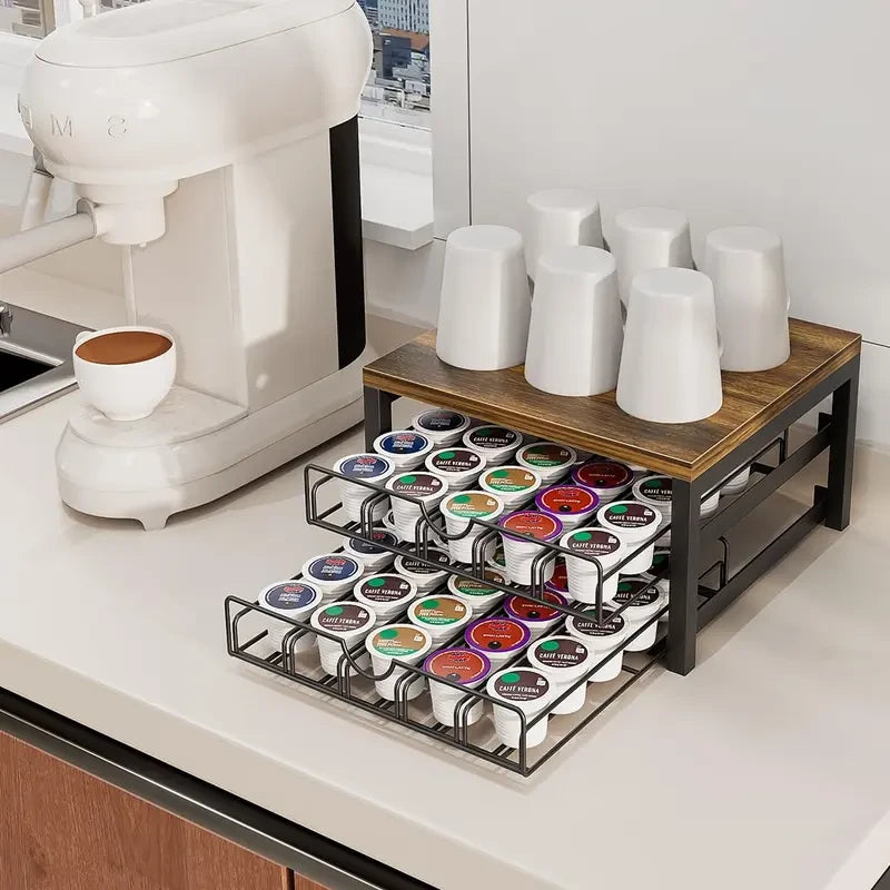 Sliding Coffee Pod Storage Drawer