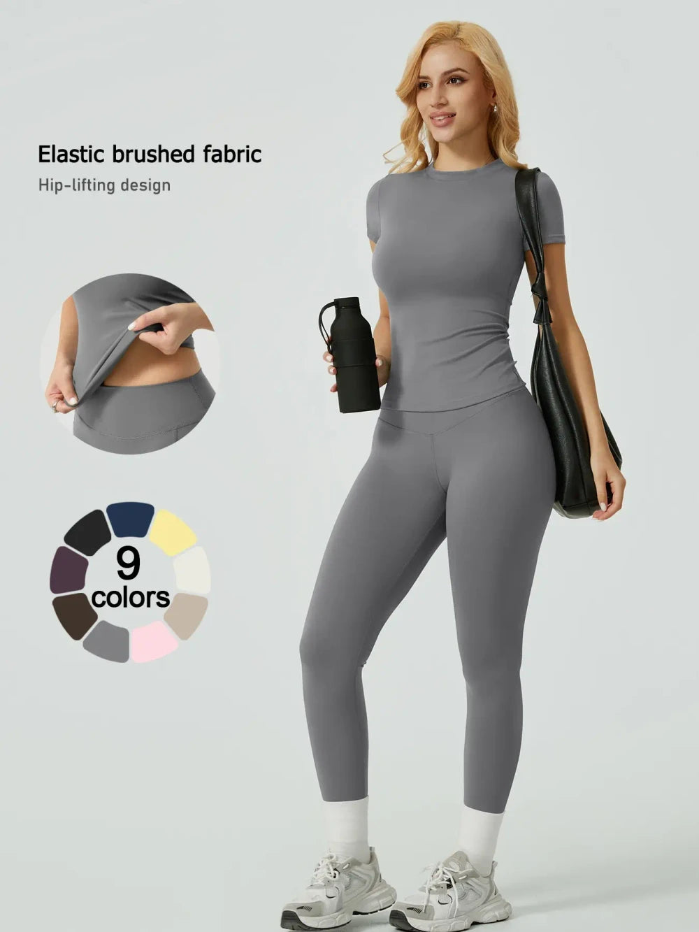 Ribbed Compression Workout Set