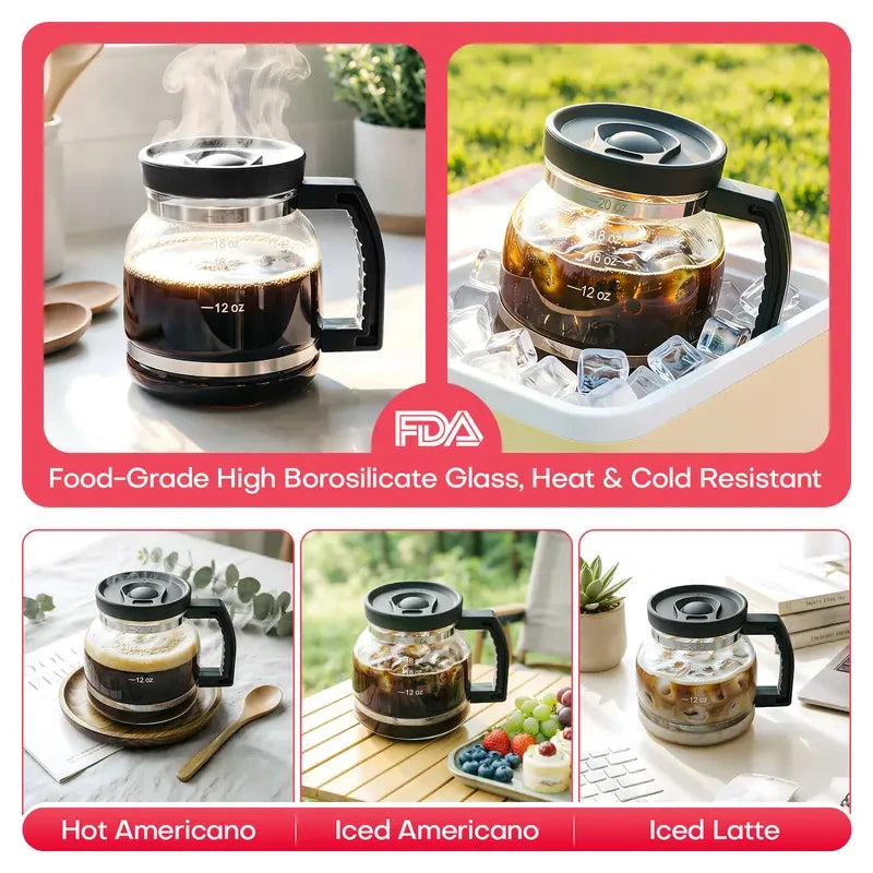 Borosilicate Glass Diner Coffee Mug